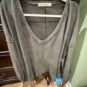 We the Free Long sleeve Gray tunic, Size XL
